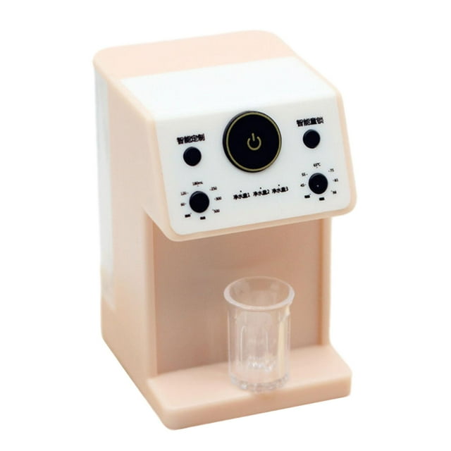 Dispensador de Agua en Miniatura Sunnimix Accesorios para Casa de Muñecas Rosa