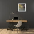 thumbnail image 3 of Maitland, Laurie 26x26 White Modern Wood Framed Museum Art Print Titled - Retro Aubergine and Ochre I, 3 of 4
