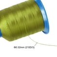 thumbnail image 5 of Uxcell 1312 Yards 210D/0.32mm Extra Strong Bonded Polyester Thread (Olive), 5 of 6