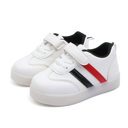 

Boys Soft-soled Non-slip LED Skate Shoes Toddler Baby Shoes