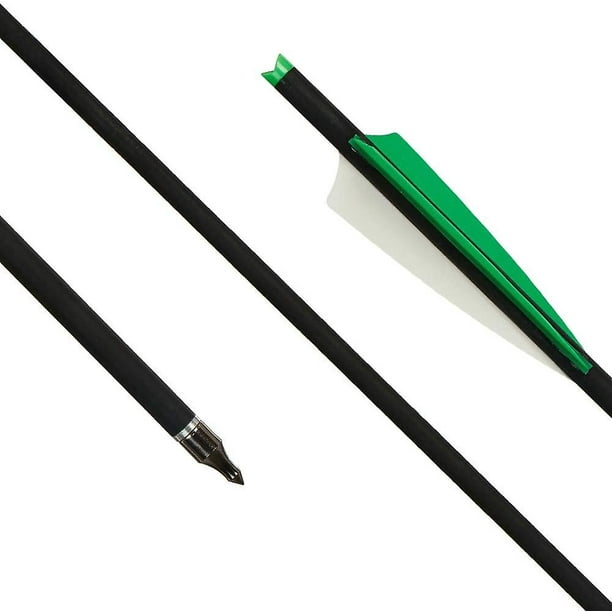 Flèche d'arbalète de 50,8 cm, flèche de chasse à l'arc en carbone