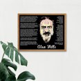 thumbnail image 3 of Everybody Is Fundamentally Ultimate Reality Alan Watts Face Illustration Typography Quote Art Print Framed Poster Wall Decor 12x16 inch, 3 of 5