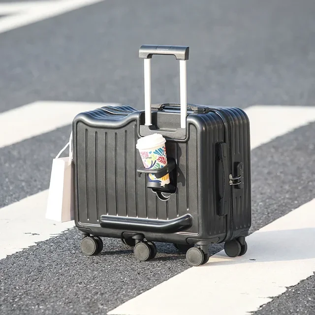 Maleta de viaje para niños, bolsa de equipaje con varilla de tracción de 22 pulgadas para niñas, bolsa de viaje para sentarse para bebés con asiento Utili para niños, bolsa de mano para niños