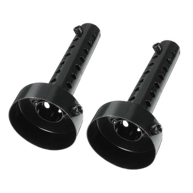 2x 1 Pieza de de Motocicleta Puede Silenciador Insertar Deflector Tubo de Silenciador Cola Silenciador de escape puede asesino