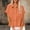 B_Orange, variant on XPMWRP Womens Linen Button Down Shirt Casual Short Sleeve Ruffle Hem Blouse Loose Fit V Neck Collared Tops for Summer Breathable Daily Wear Red XXXL