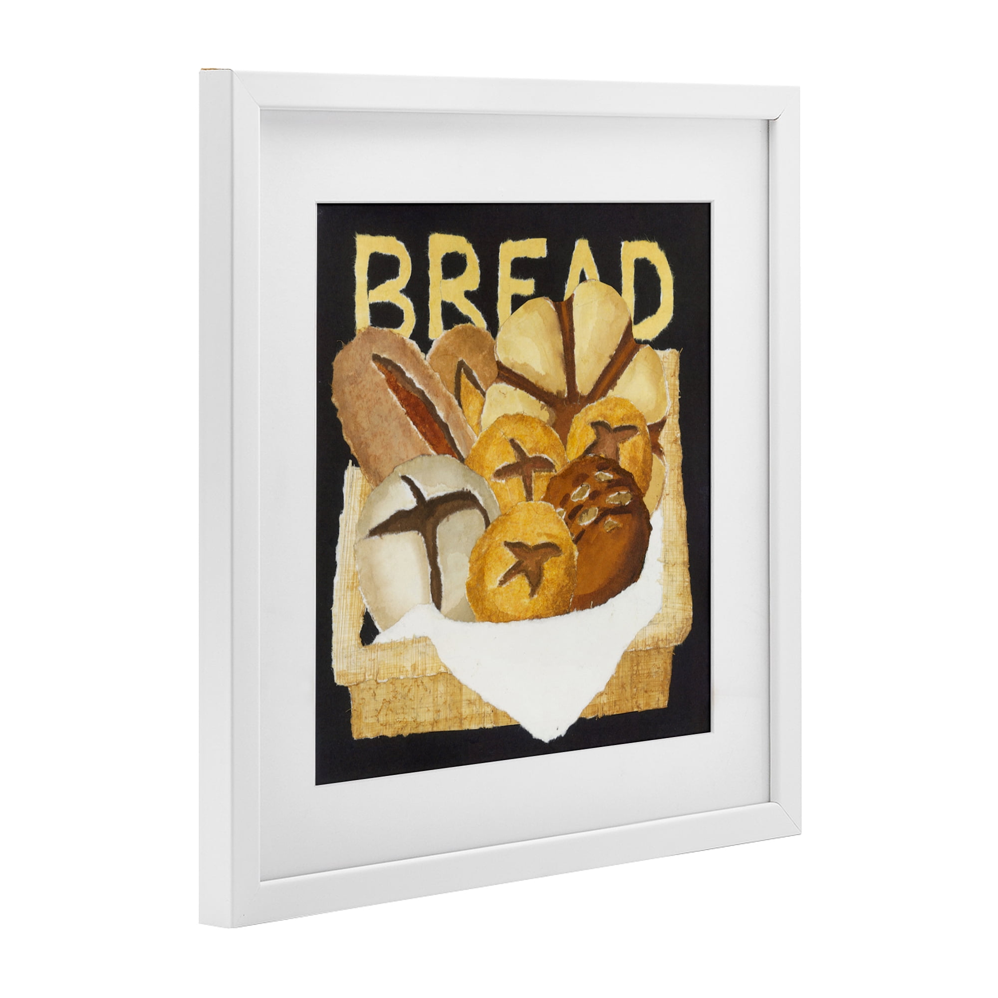 Stupell Industries Bread Assorted Box White Framed Print Under Glass, design by Nancy Overton