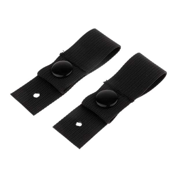 2 correas de fijación de nailon para gafas tácticas del ejército para casco MICH M88 ACH SDS Negro