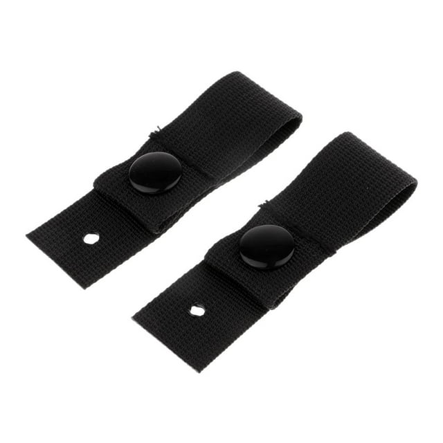 S SERENABLE 2 Pcs MICH M88 ACH Casque Universel Lunettes Sangles de Fixation Ruban Noir
