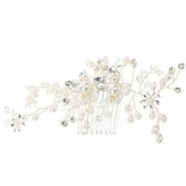 Bridal Comb Tiara Crystal Hair Accessories Prom Headpiece Wedding for Brides Headband