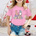 thumbnail image 2 of Easter for Boys Trendy Soft Yellow Rabbit Print Summer Easter Tshirt 2026 Happy Easter Tees Cotton Short Sleeve Tops, 2 of 5