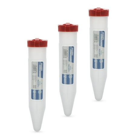 Portable First Aid Transportable Sharps Container with Locking Mechanism by Medical Sales Supply (Pack of 3)