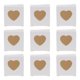 thumbnail image 1 of EeaseMX 50 unidades de caramelos cuadrados de papel Kraft con forma de corazón para ventana, para cupcakes, recuerdos de boda, accesorios para fiestas, 1 of 7