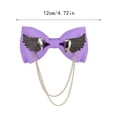 thumbnail image 4 of Corbata Pajaritas Doble capa Minnieouse Violeta H3112-5, 4 of 6