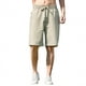 thumbnail image 1 of Ceisia Men's Casual Sports Shorts Summer Loose Straight-Leg 5-Inch Shorts with Drawstring Waist Khaki L Gifts, 1 of 4