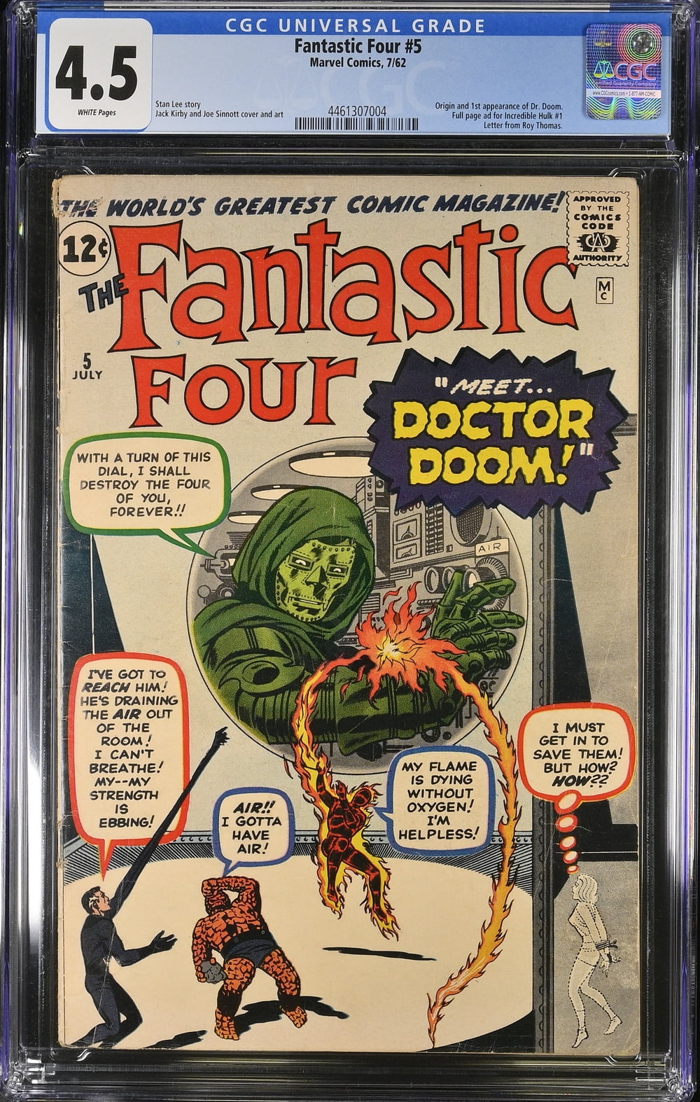Cover of Fantastic Four #5