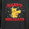 thumbnail image 3 of Pokémon - Happy Holidays - Women's Lightweight French Terry Long Sleeve Shirt, 3 of 5