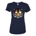 thumbnail image 3 of Funny Neon Summer California Beach Tiger | Womens Animal Lover Graphic T-Shirt, Navy, Small, 3 of 4