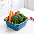 thumbnail image 3 of Hicess Drain Basket Double-layer Separation Design PP Food Strainer Colander Bowl for Home, 3 of 8
