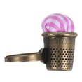thumbnail image 1 of KAKOWELY pin cushions for Pin Cushion Open Ring Reusable Pin Cushion Sewing Pin Holder Household Sewing Tool Finger Ring Needle Cushion Sewing Tool Decorative Open Ring Sewing Pin Holder, 1 of 4