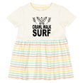 thumbnail image 3 of Inktastic Surfing Cute Crawl Walk Surf Girls Baby Dress, 3 of 5