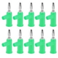 thumbnail image 1 of Prise Banane, Connecteur Banane Installation Simple Maximum..24A Type Ouvert pour Accessoires de Sécurité Vert, 1 of 8