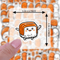 thumbnail image 4 of Cartoon Sushi Theme Stickers, Waterproof Sushi Theme Sticker for Water Bottle Laptop Phone Cases Planner Skateboard Luggage Helmet Party Favor Decor, Ideal for Adults Teens Teacher Rewards, 4 of 9