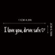 thumbnail image 3 of Set de pegatinas para espejos seguros para conducir | Calcomanía de vinilo de corazón I Love You para la ventana del retrovisor del coche | Accesorios removibles impermeables para coches | 3 Pack, 3 of 8