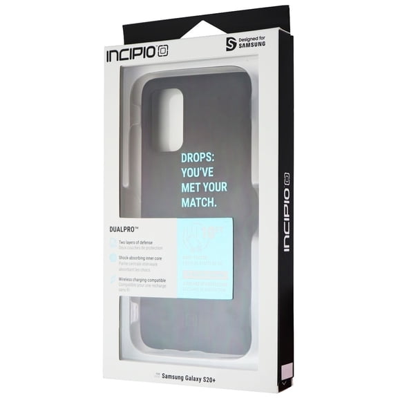 Incipio DualPro Case for Samsung Galaxy S20 Plus 5G - Black
