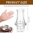 thumbnail image 3 of 2 Pcs Coffee Percolator Plastic Top Replacement for Univen Percolator Knob Top Compatible with GE P15 Vintage Percolators, Cuisinart 12 Cup Percolators Replacement Parts, 3 of 7