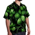 thumbnail image 2 of Saint Patrick's Day Men's Casual Hawaiian Shirts, Printed Button Down Short Sleeve Summer Beach Tops with Spread Collar - Unisex, 2 of 6