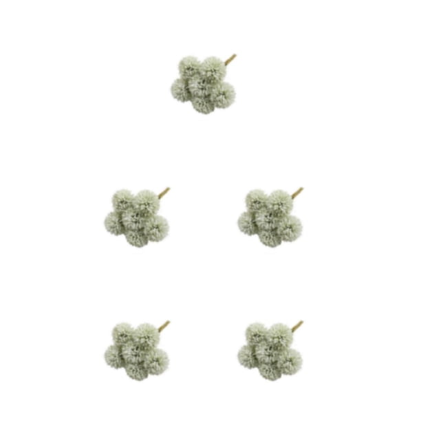 Flor artificial Cateissary 6 uds Hortensia Verde