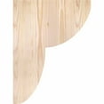thumbnail image 3 of 4"W x 12"D x 16"H Crestline Rough Sawn Corbel, Douglas Fir, 3 of 9