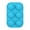 Blue, variant on 2 Packs 6 Holes Silicone Molds Half Sphere Silicone Molds Cake Molds For Baking Round Shape Silicone Molds For Baking Pudding