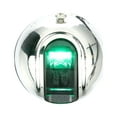 thumbnail image 4 of Attwood Marine LightArmor LED Stainless 2 nm Vertical Surface Mount Starboard Side Light with Green Lens, 4 of 4