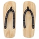 thumbnail image 4 of 1 par de hombres japoneses de madera tradicional kimono geta sandals sandalias sandalias (41), 4 of 5