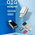 thumbnail image 2 of LED USB-C 3.0 Male to USB A Female Adapter Converter Phone OTG Type C Q8M4, 2 of 8