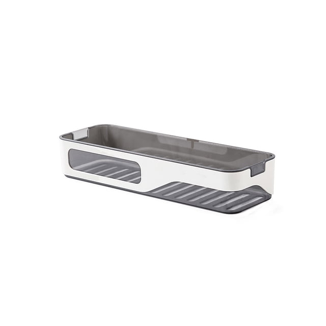 Estante De Plástico Para Ducha De Baño Y Cocina, Cesta De Succión, Estante Caddy, Estante De Baño De Lujo Montado En La Pared Advancent HA025740-03