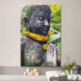 thumbnail image 2 of wall26 Canvas Print Wall Art Buddhism Buddha Praying Jungle Flower Necklace Nature Religious Photography Realism Decorative Yoga Multicolor Relax/Calm Zen for Living Room, Bedroom, Office - 24"x, 2 of 5