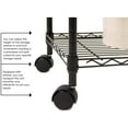 thumbnail image 4 of BestOffice Étagères de Rangement 14"x30"x60 Pouces Étagères Robustes Unité d'Étagères Grillagées à 5 Niveaux Rack Étagère, Noir, 4 of 7