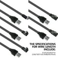 thumbnail image 4 of USB 2.0 To 5pin USB Adapter Cable 480Mbps 10W For Charging And Data Transmission 90° Elbow Line For Tablets Toy Lamp, 4 of 6