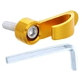 thumbnail image 1 of BRIGHTFUFU 1Jgo Gancho Lateral Dorado Para Casco De Motocicleta Aluminio Fácil Instalación Y, 1 of 6