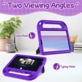 thumbnail image 6 of BMOUO Kids Case for Onn 8.1 Inch Core Tablet 2026 Model, Lightweight Foldable Kickstand Shockproof Handle Design Case for Onn 8.1 2026, Purple, 6 of 8