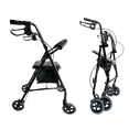 thumbnail image 4 of Andadera Rollator Plegable de Aluminio con Canastilla | Ligera, Compacta, Frenos de Seguridad con Sistema de Bloqueo, 4 of 5