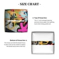 thumbnail image 5 of Naloa Graffiti Lamp Urban Scene Tissue Box Cover Leather Tissue Holder Square Facial Tissue Case for Bathroom, Vanity Countertop, Tabletop, Car, 5 of 7