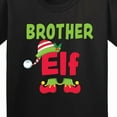 thumbnail image 4 of Inktastic Christmas Brother Elf Youth T-Shirt, 4 of 5