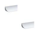 thumbnail image 1 of Naiovety Barrera de ducha con tira inferior de goma ajustable para garaje Flexible y fiable Blanco 80 cm Blanco 80 cm 2Conjunto, 1 of 1