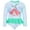 Pastel green, ariel, variant on Princess Rapunzel Snow White Tiana UPF 50+ One Piece Bathing Suit Infant to Little Kid