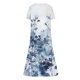 thumbnail image 2 of Vestido de Manga Corta para las Mujeres Estampado Cuello Redondo con Bolsillos, Vestido de Verano Sexy Y Casual para las Mujeres, 2 of 5