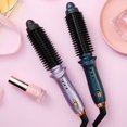 thumbnail image 2 of LANFENG Hair Dryer Brush Hot Air Hair Brush Comb Hot Air Brush Ionic Blow Dryer Curling Straightener for Short Hair Curler And Straightener in One Hair Straightener 2 in 1 Spiral, 2 of 5