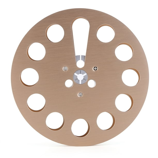 Carrete de cinta vacío Accesorios de carrete de cinta en blanco de 7 pulgadas disco de aluminio vacío para Studer ReVox/TEAC/BASF Hugtrwg Para estrenar